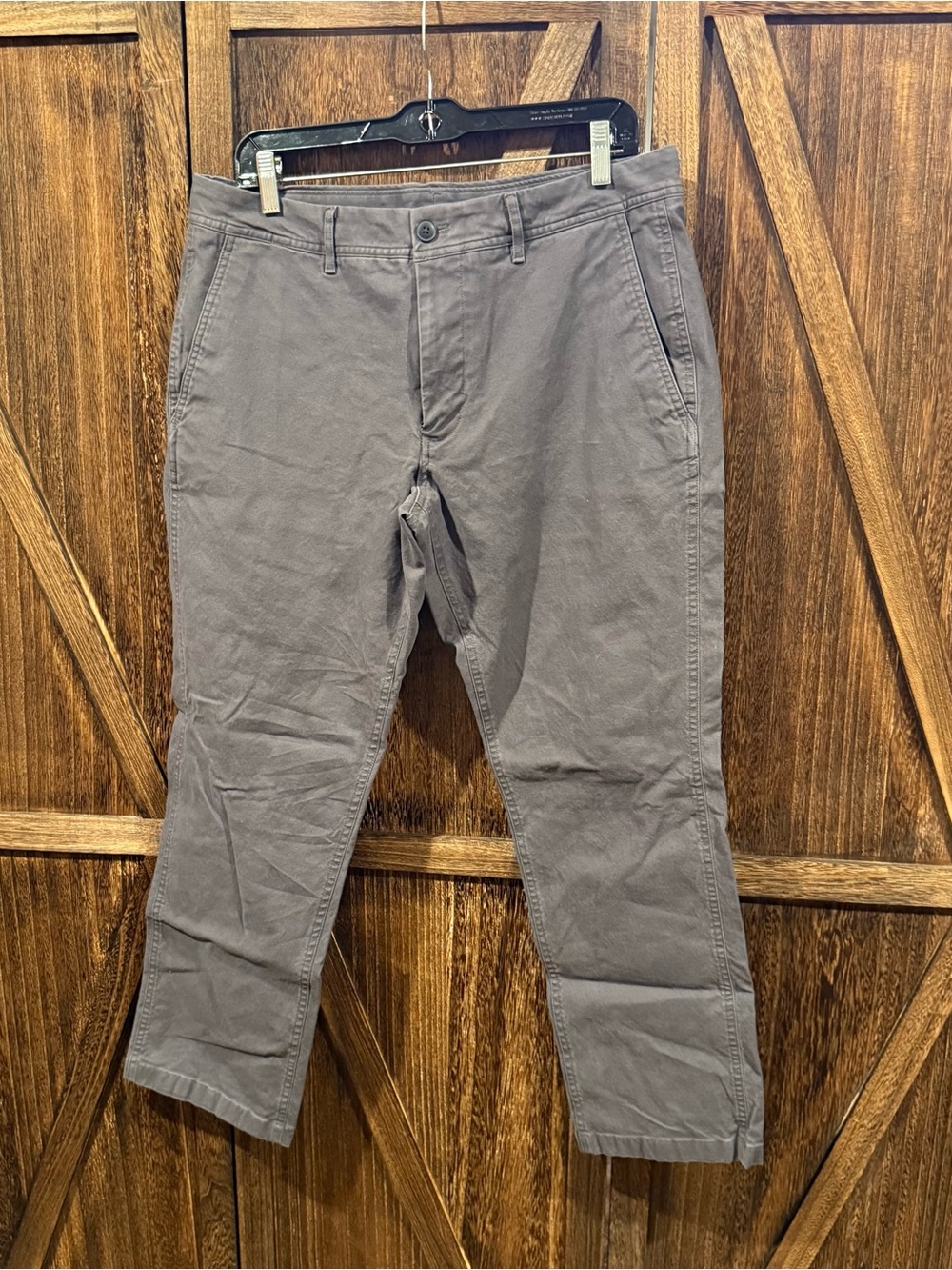 Bonobos - Classic Gray Cotton Chino Pants 33x28